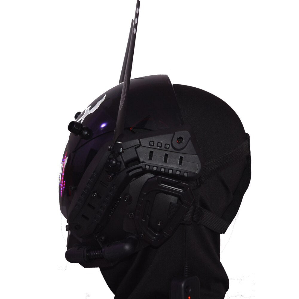 Dystopian Cyberpunk LED Mask - TechWearGiants