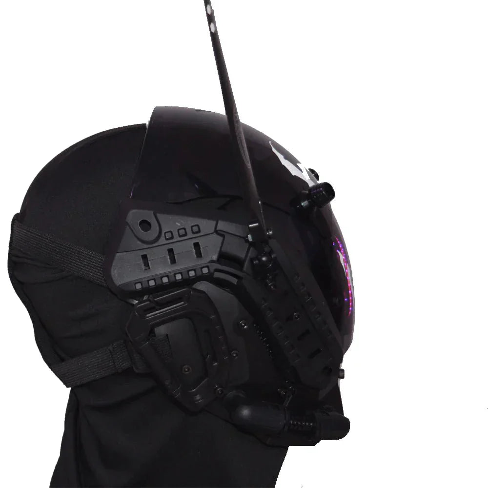 Dystopian Cyberpunk LED Mask - TechWearGiants