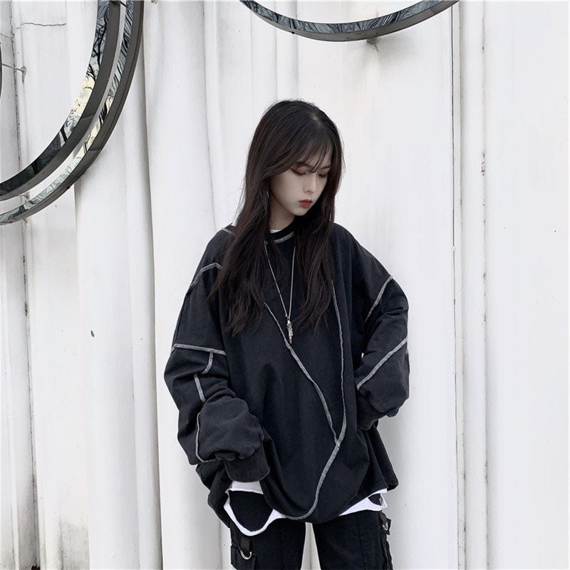 Extreme Oversized Harajuku Hoodie - TechWearGiants