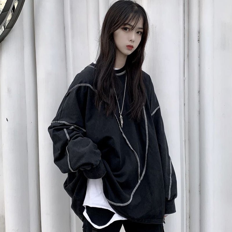 Extreme Oversized Harajuku Hoodie - TechWearGiants