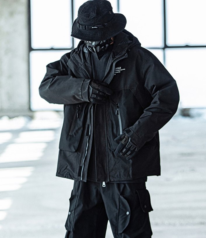 Functional Windbreaker 0-01 Cargo Jacket - TechWearGiants