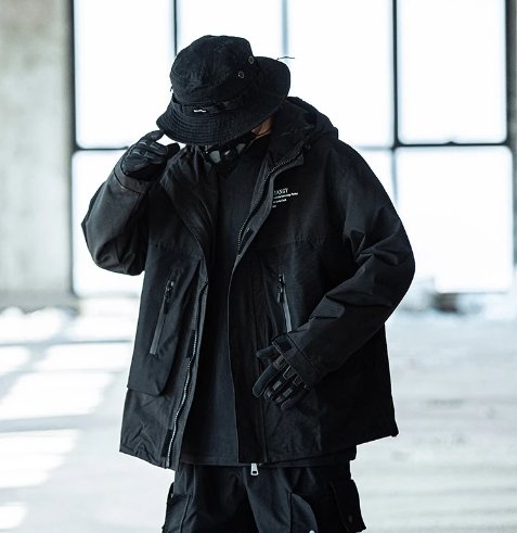 Functional Windbreaker 0-01 Cargo Jacket - TechWearGiants