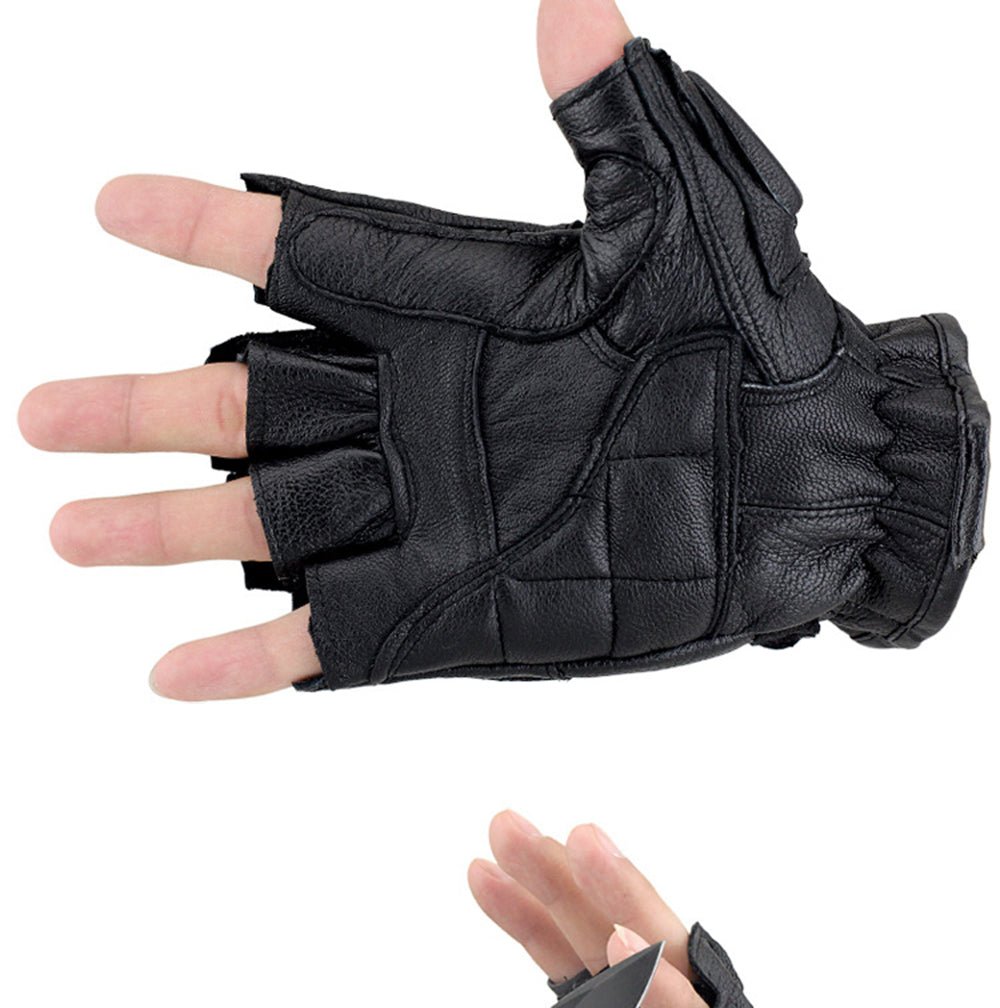 GIANTS™ Leather Military Combat Anti-Slip Gloves Accessories - TechWearGiants