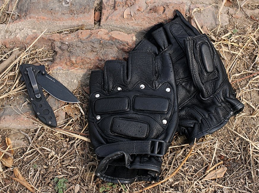 GIANTS™ Leather Military Combat Anti-Slip Gloves Accessories - TechWearGiants