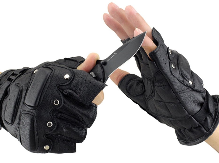 GIANTS™ Leather Military Combat Anti-Slip Gloves Accessories - TechWearGiants