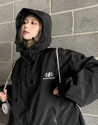 Green Goblin Oversized Windbreaker Women's Jacket - TechWearGiants