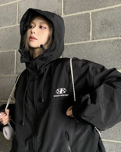 Green Goblin Oversized Windbreaker Women's Jacket - TechWearGiants