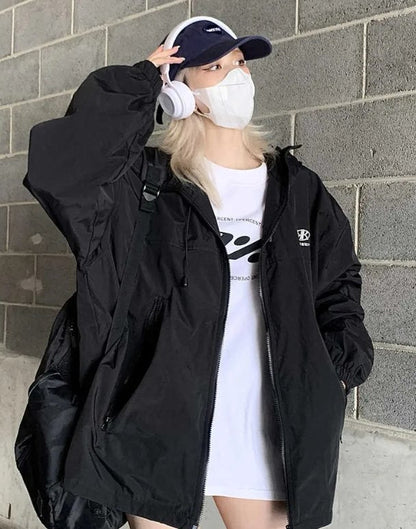 Green Goblin Oversized Windbreaker Women's Jacket - TechWearGiants