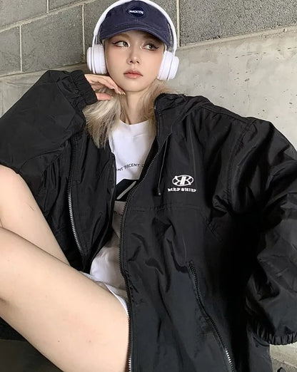 Green Goblin Oversized Windbreaker Women's Jacket - TechWearGiants