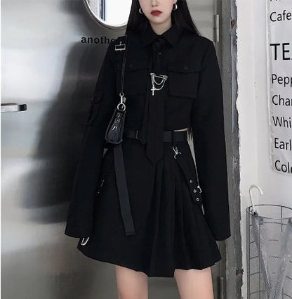 Harajuka Punk Women 2 Piece Suit - TechWearGiants