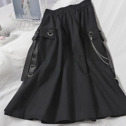 High Waist Women Techwear Cargo Skirt - TechWearGiants