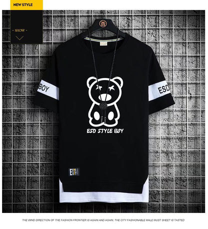 Korean Streetwear Harajuku Short Sleeve T-Shirts - TechWearGiants