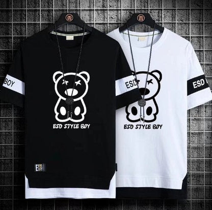 Korean Streetwear Harajuku Short Sleeve T-Shirts - TechWearGiants