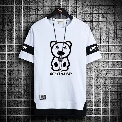 Korean Streetwear Harajuku Short Sleeve T-Shirts - TechWearGiants
