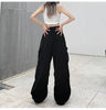 Korean Style Women's Streetwear Parachute Pants - TechWearGiants