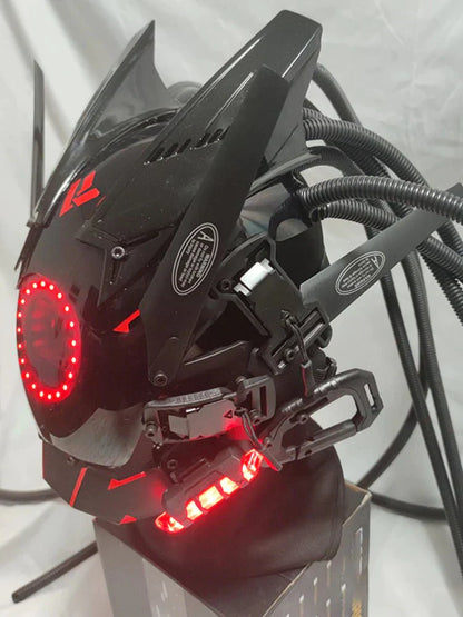 LED Futuristic Punk Cosplay Mask - TechWearGiants
