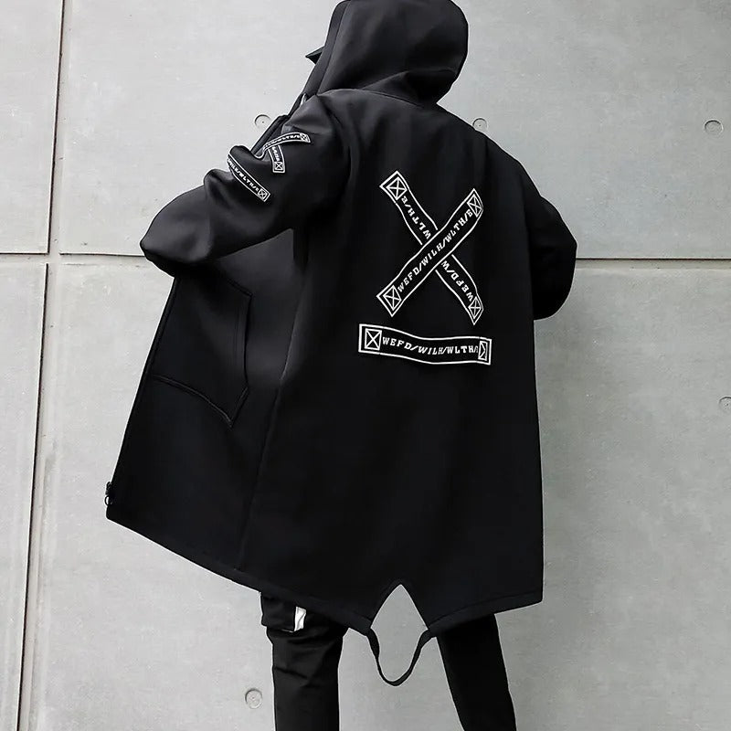 Absolute Cross Windbreaker Overcoat