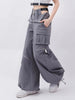 Hollow Out High Waisted streetwear Cargo Pants