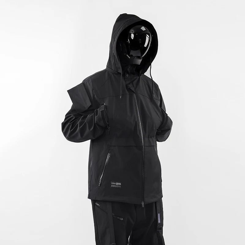 Techwear Composite Stormtrooper Multi-Form Hooded Jacket