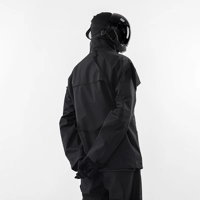 Techwear Composite Stormtrooper Multi-Form Hooded Jacket