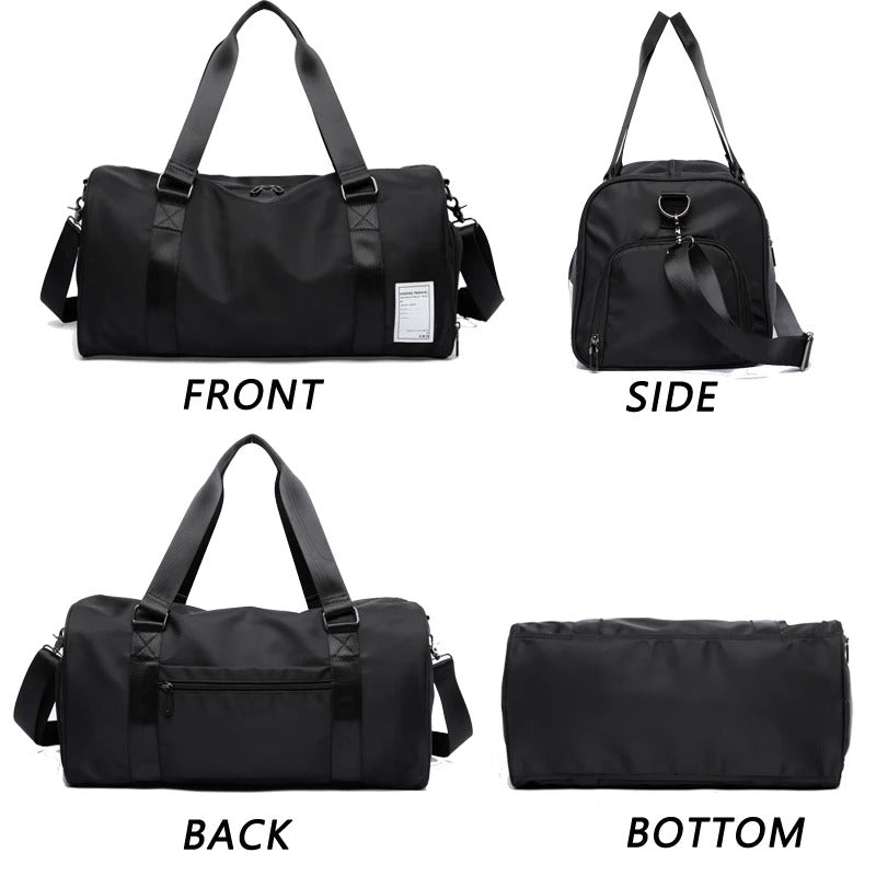 Side Compartment Oxford Duffel Bag