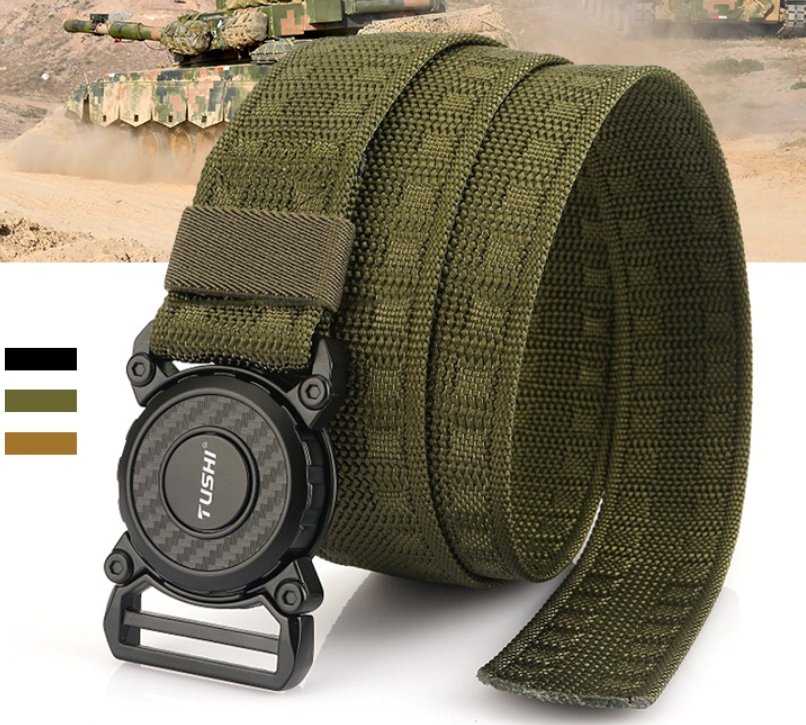 Military Tactical Belt Alloy Swivel Buckle / Accessories for techwear - TechWearGiants