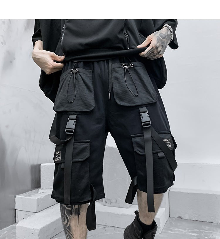 Multi-Pocket Tactical Casual Streetwear Shorts - TechWearGiants