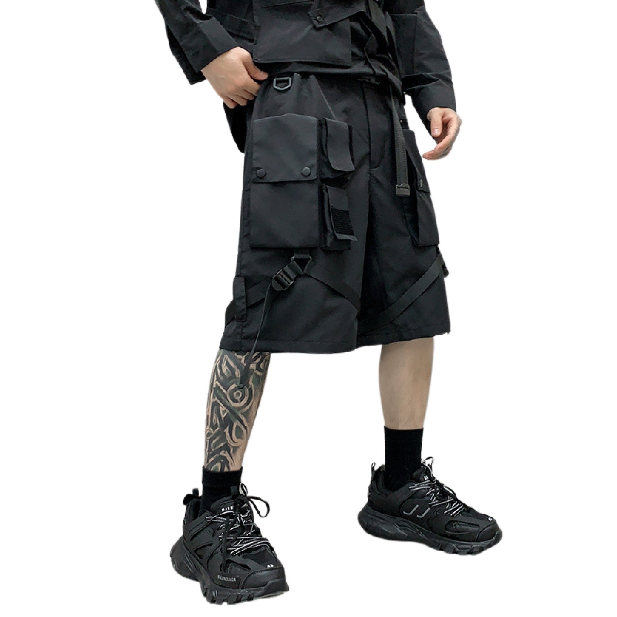 Multi-Pocket Tactical Casual Streetwear Shorts - TechWearGiants