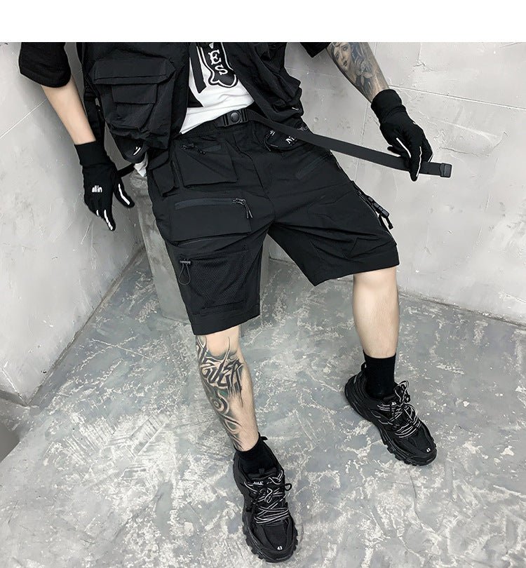 Multi-Pocket Tactical Casual Streetwear Shorts - TechWearGiants