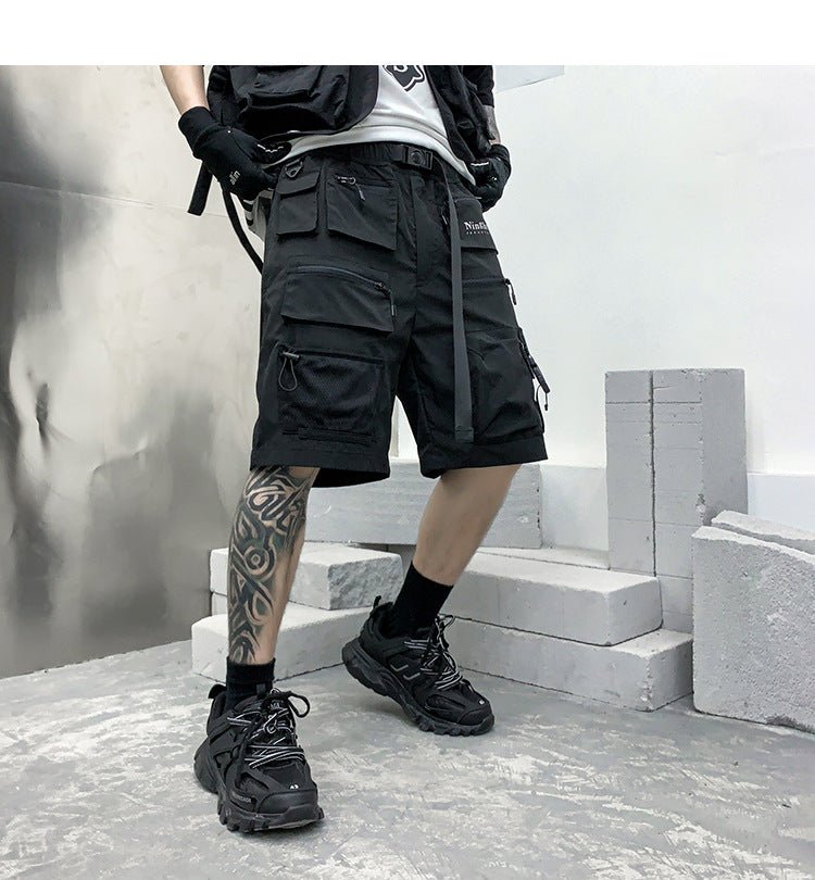 Multi-Pocket Tactical Casual Streetwear Shorts - TechWearGiants