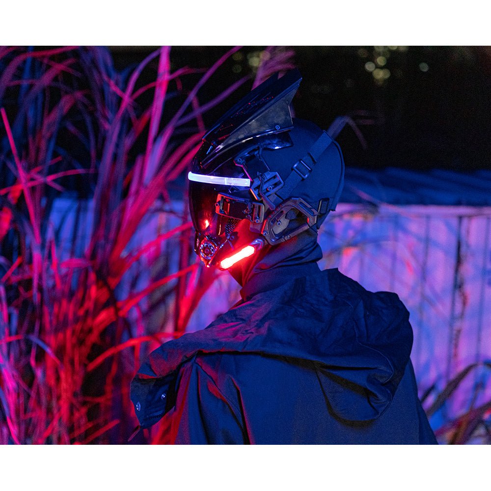 Personalized Cyberpunk Neon Helmet - TechWearGiants