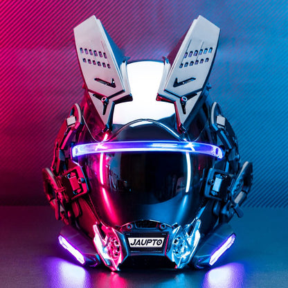 Personalized Cyberpunk Neon Helmet - TechWearGiants