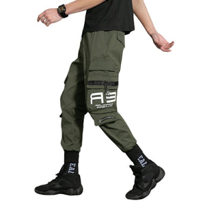 Ribbons Cargo Pants Hip Hop - TechWearGiants