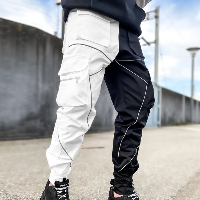 Solid Tops Stitched Pocket Cargo Pants - TechWearGiants