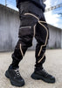 Solid Tops Stitched Pocket Cargo Pants - TechWearGiants