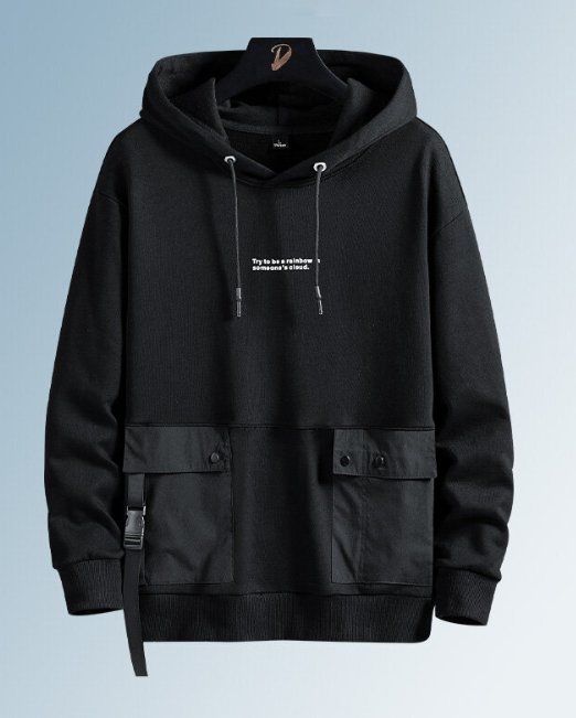 Street Hip Hop Fashion Techwear Hoodie - TechWearGiants