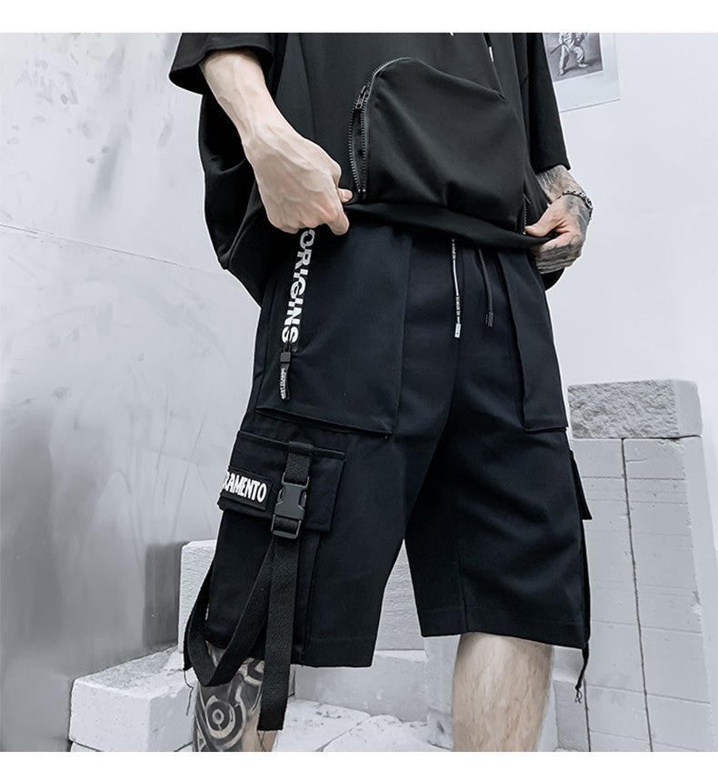 Summer Ribbons Baggy Shorts Techwear - TechWearGiants