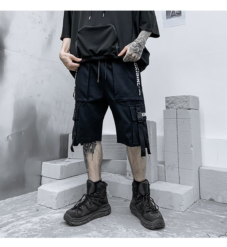 Summer Ribbons Baggy Shorts Techwear - TechWearGiants