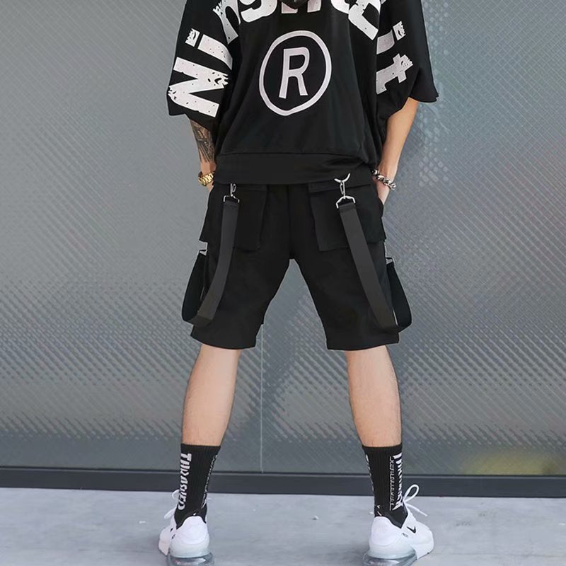 Summer Ribbons Baggy Shorts Techwear - TechWearGiants