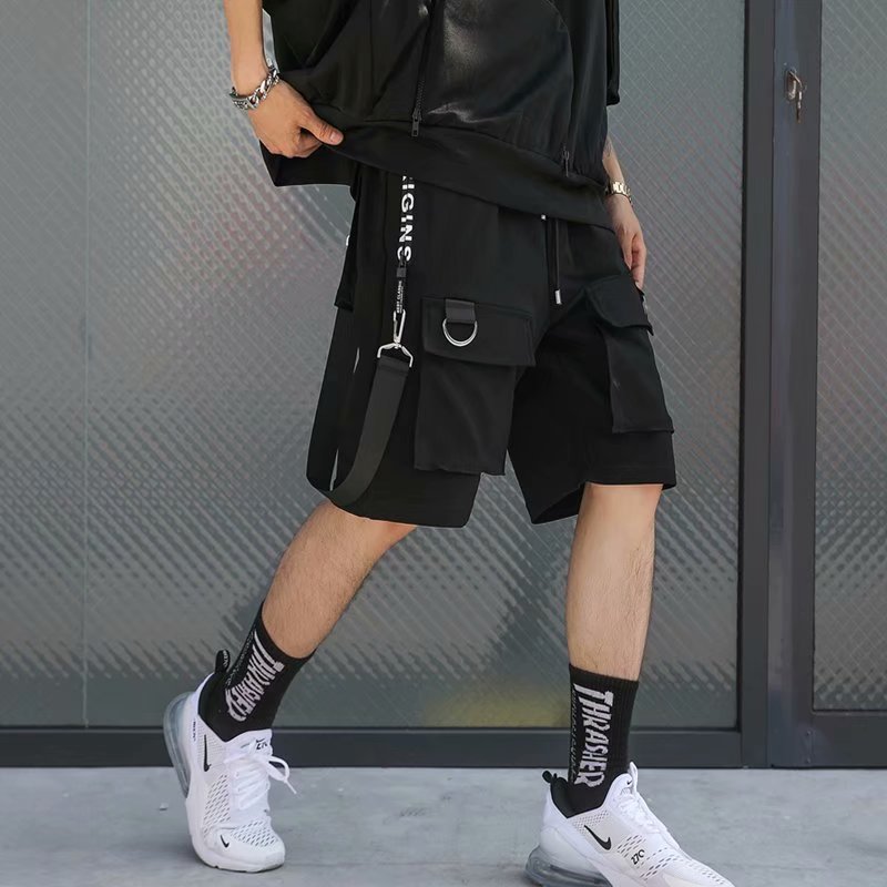 Summer Ribbons Baggy Shorts Techwear - TechWearGiants