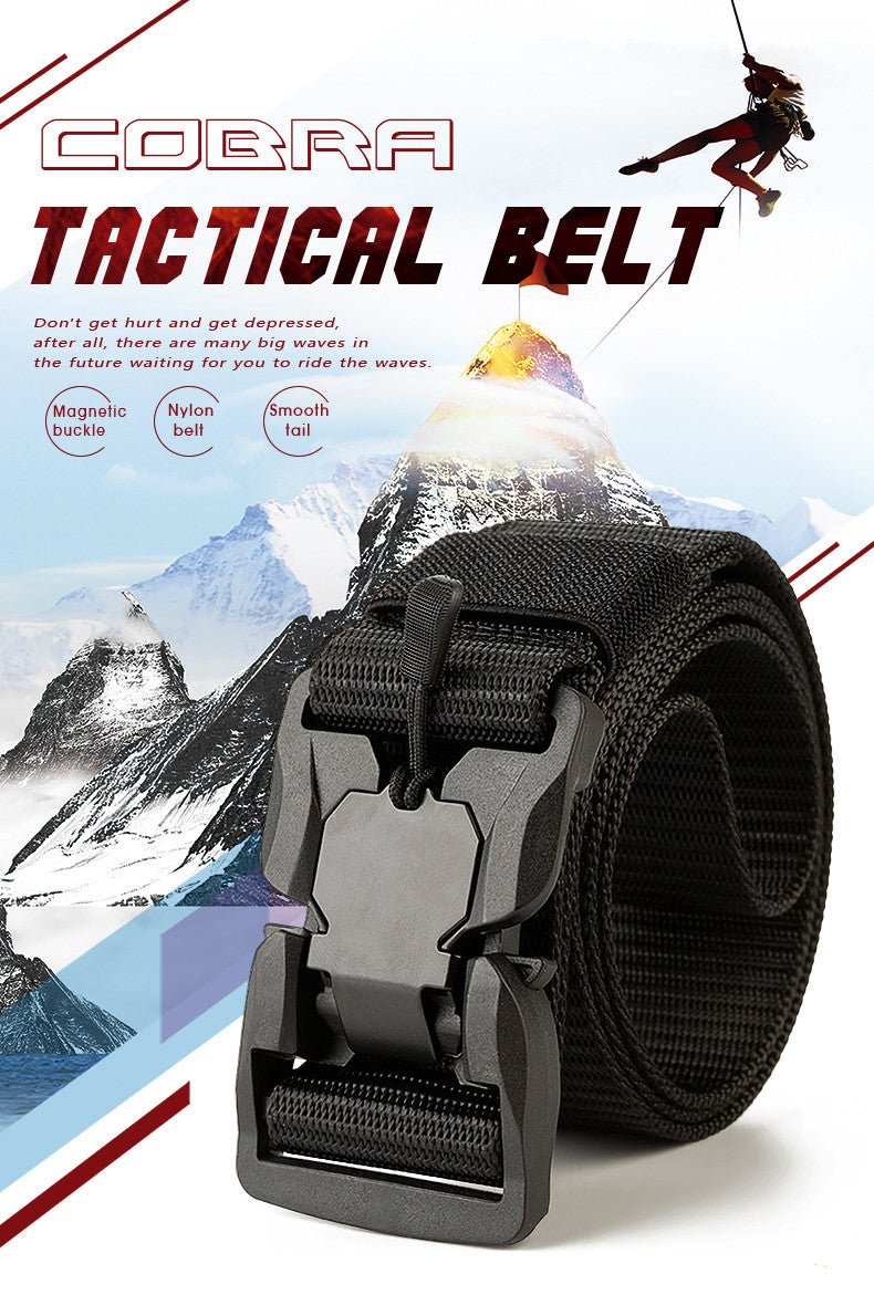 Tactical Belt Magnetic Buckle Techwear Accessories - TechWearGiants