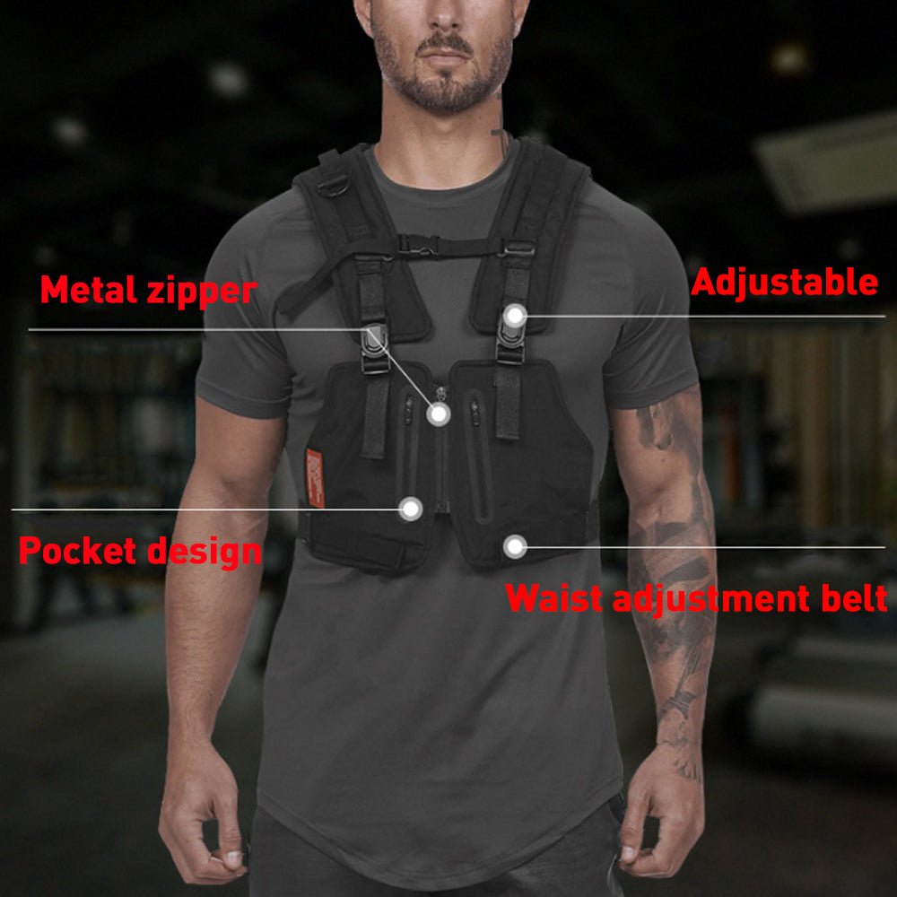 Tactical Reflective Functional Outdoor Sport Vest Techwear Accessories - TechWearGiants