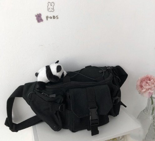 Techwear Gothic Crossbody Backpacks with companion - TechWearGiants