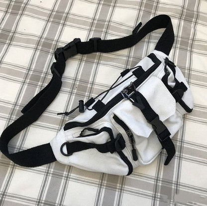 Techwear Gothic Crossbody Backpacks with companion - TechWearGiants