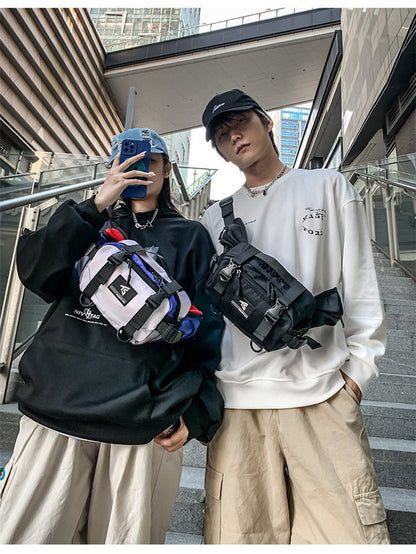 Techwear Oxford Sling Aesthetic Backpacks / Fanny Pack - TechWearGiants