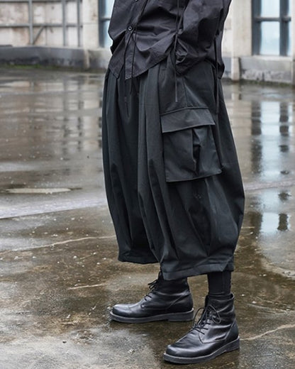 Tide Niche Darkwear Yaosi Style Loose Pants - TechWearGiants