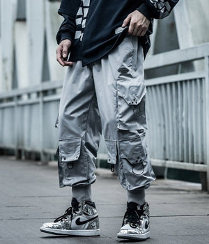 TWG-02 Black Cargo Pants - TechWearGiants