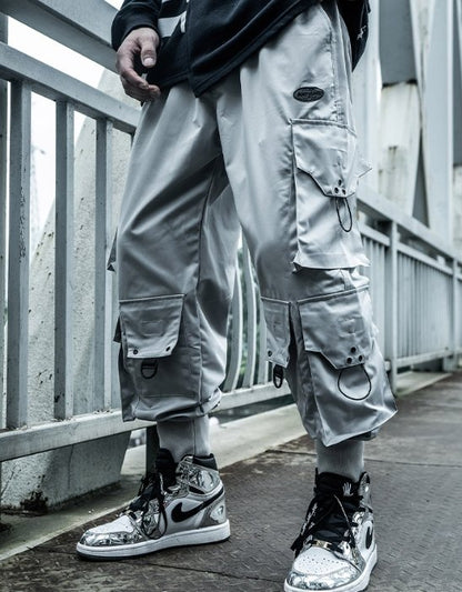 TWG-02 Black Cargo Pants - TechWearGiants