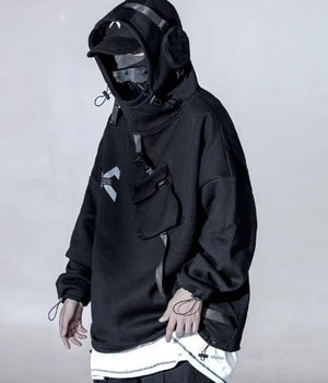 TWG Dark Techwear Harajuku Hoodies - TechWearGiants