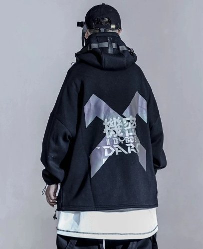 TWG Dark Techwear Harajuku Hoodies - TechWearGiants